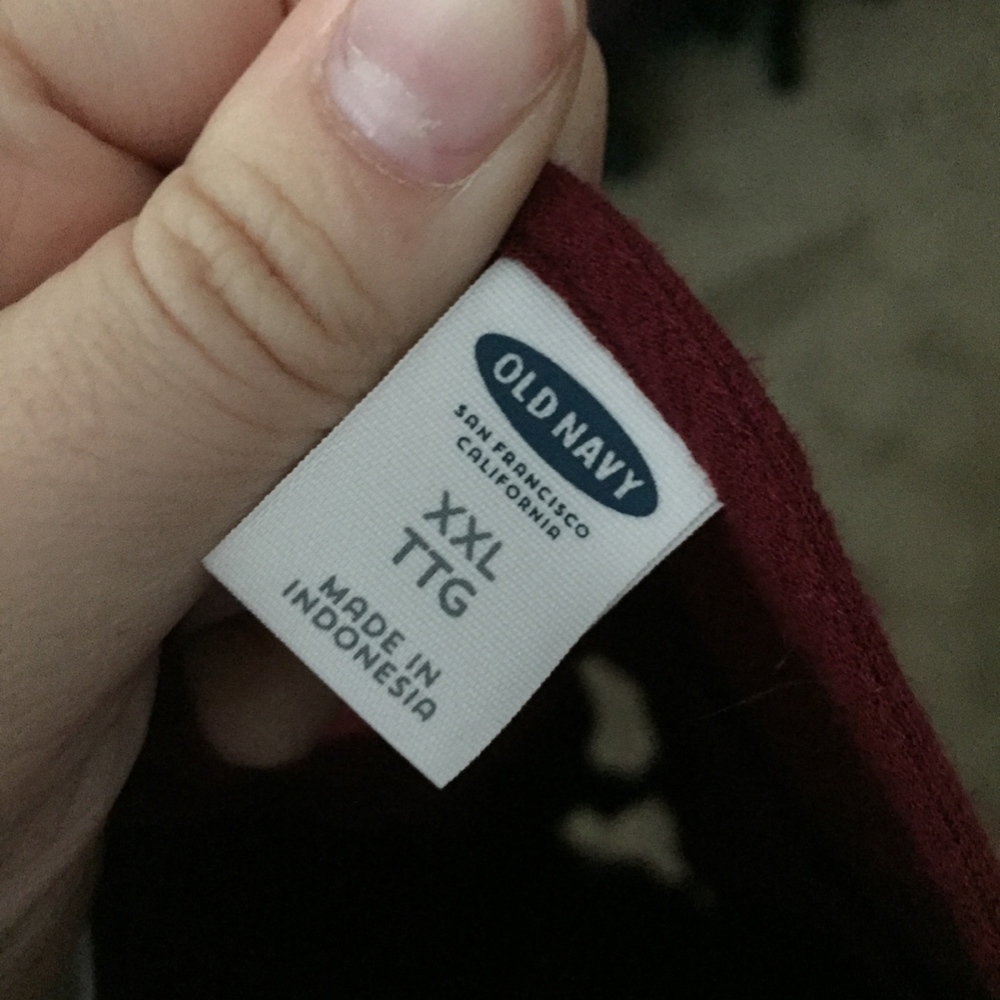 Old Navy Maroon Tunic Shirt - Picture 4 of 5